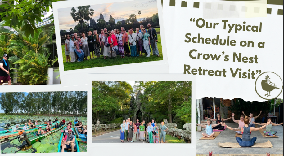 A Typical Schedule on a Crows Nest Retreat Visit